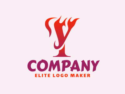 A gradient logo showcasing the letter 'Y', blending red and purple hues to create a dynamic and captivating design that exudes modernity and creativity.