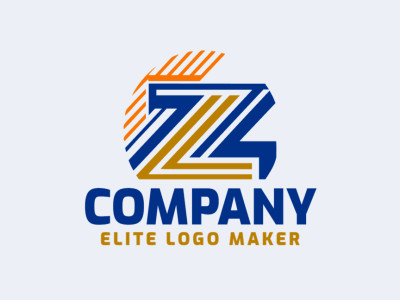 Um logotipo vibrante apresentando a letra 'Z' criada com linhas dinâmicas que se intersectam, simbolizando energia e diversidade.