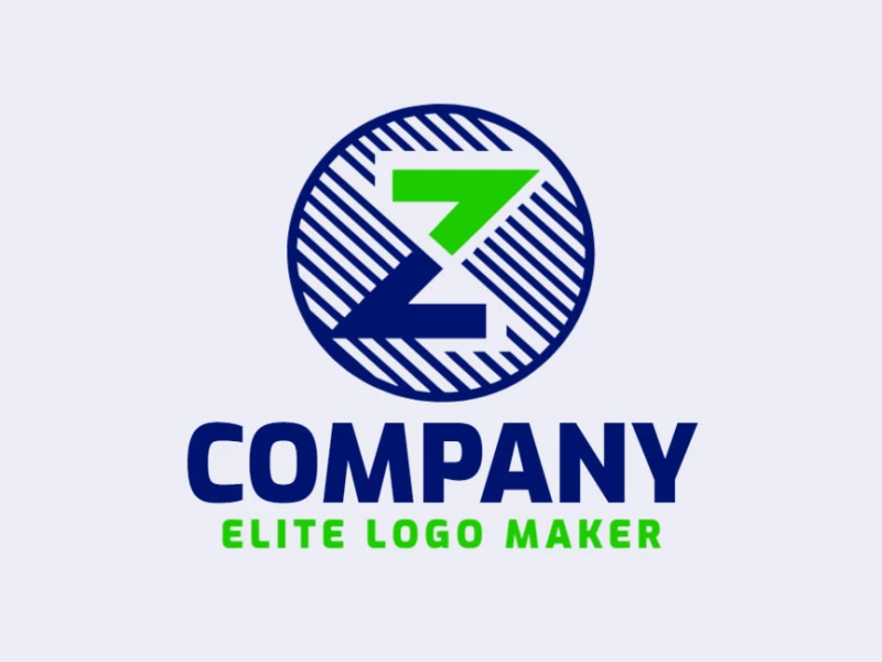 Un logotipo circular con la letra Z y rayas dinámicas, representando crecimiento e innovación.