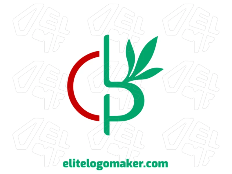 A creative logo design featuring the letters "C" and "B" combined with a tree branch, creating a unique and versatile symbol for businesses.