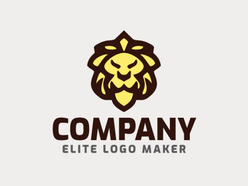 An artisanal logo portraying a majestic lion head, crafted with care and skill, evoking strength and tradition.