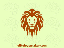 Create a memorable logo for your business in the shape of a liquid lion with mascot style and creative design.