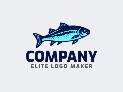 A sleek, simple logo featuring a long fish shape, evoking a sense of fluidity and elegance.