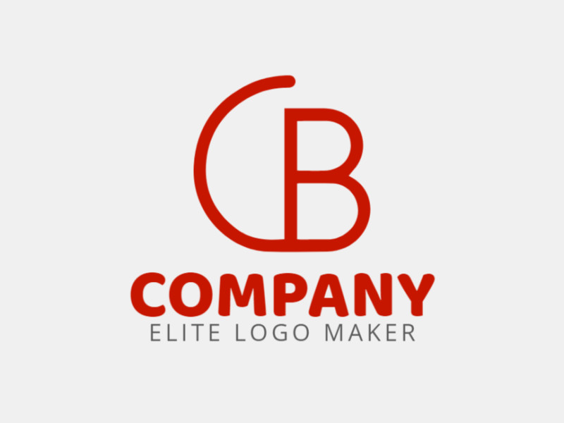 A prominent and minimalist logo featuring a lovely letter 'B', designed with clean lines and subtle details, making it suitable for a wide range of branding needs.