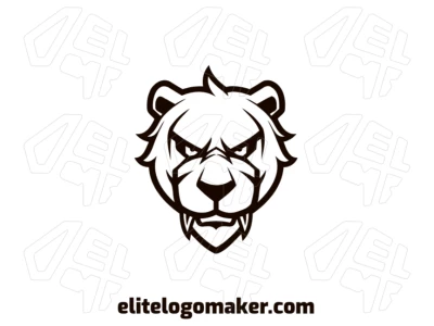Creative abstract logo featuring a lynx head design, blending modern aesthetics with a unique artistic touch.