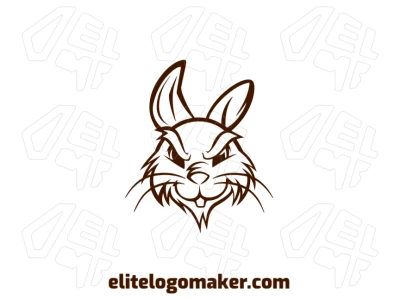 A magnificent illustration of a clever rabbit, perfect for a creative logo that represents a unique identity.