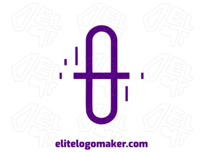 Un diseño minimalista de cápsula de medicamento, perfecto para una representación elegante y limpia en logotipos.