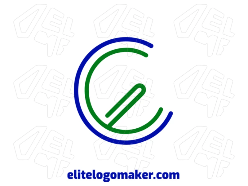 A business-oriented, minimalist logo design featuring the letter "E", perfect for a distinct and 100% editable logo creation.