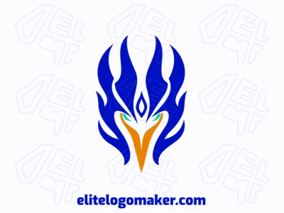 Un logotipo de pájaro místico con un diseño animal elegante, con líneas armoniosas y un aura encantadora.