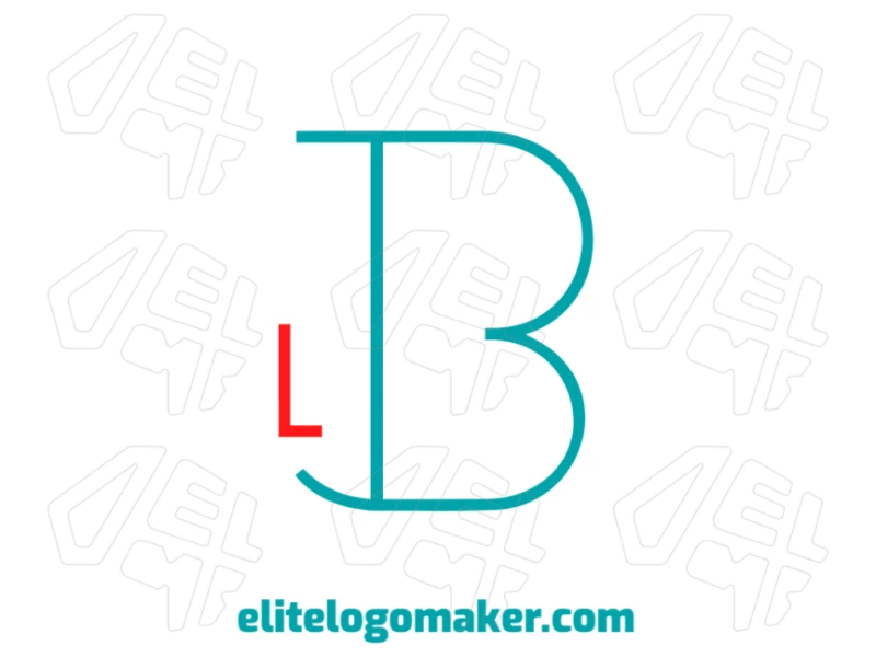 Un diseño notable y adorable de la letra "B" en estilo minimalista, perfecto para un logotipo especial.