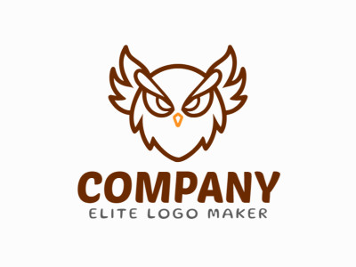 A mascot logo featuring an owl, crafted to embody wisdom and insight through a friendly and approachable design.
