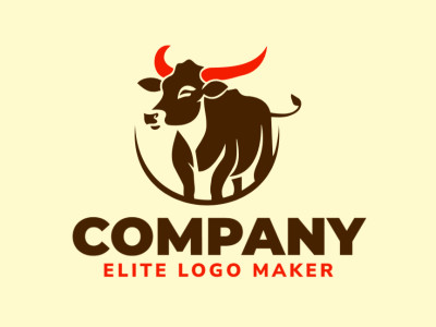An abstract logo featuring an ox-inspired shape, merging sophistication with creativity.