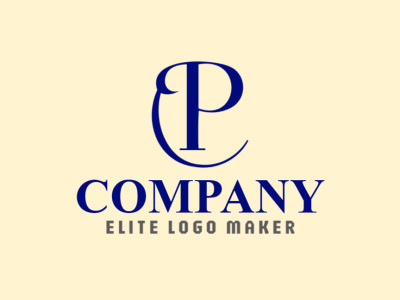 A creative logo design with playful shapes, perfect for capturing attention.