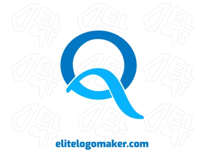 Una ilustración profesional de la letra "Q" en estilo de letra inicial, perfecta para branding empresarial y logotipos corporativos.