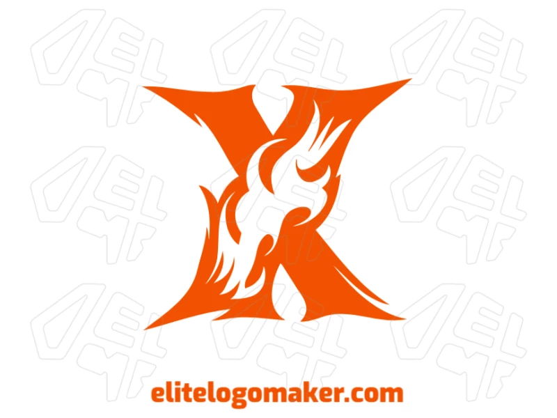 Una ilustración profesional de la letra "X" con precio bajo, perfecta para un diseño de logotipo profesional y personalizable.