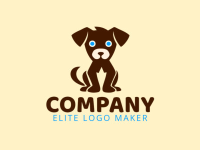 An abstract logo featuring a playful puppy-inspired shape, blending creativity with charm.