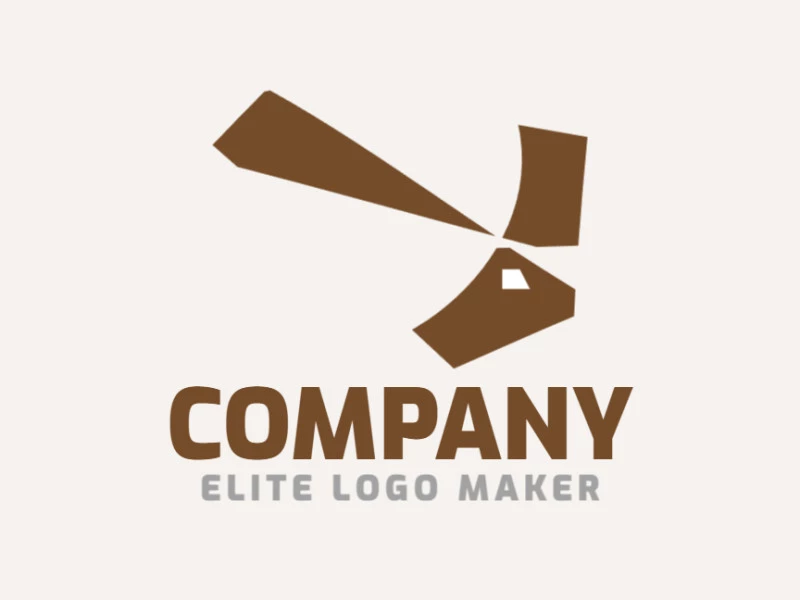 Crea un logotipo ideal para tu negocio en forma de un conejo con un estilo minimalista y colores personalizables.