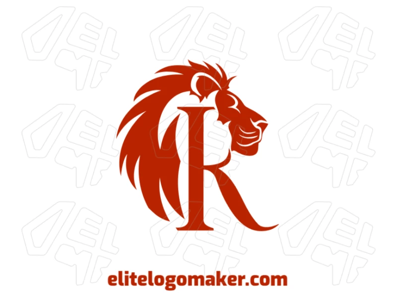 A dynamic logo featuring a red lion combined with the letter "R", designed in a dual meaning style to create a bold and powerful visual impact.
