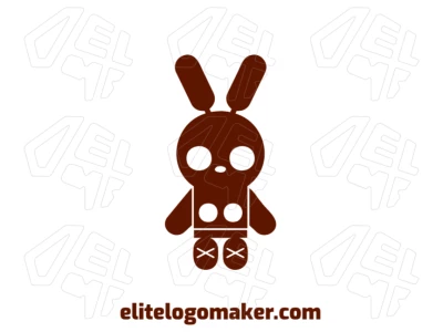 A robotic rabbit with abstract design, symbolizing innovation and strength in the business world.