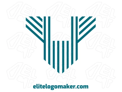 A noticeable rocket logo design with striped elements, featuring an abstract style that creates a unique and dynamic visual identity.