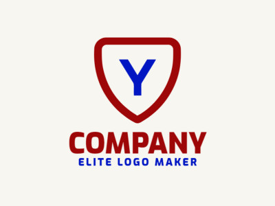 A pictorial logo featuring a blue and red shield with the letter "Y" at its center, representing strength and unity with a bold design.