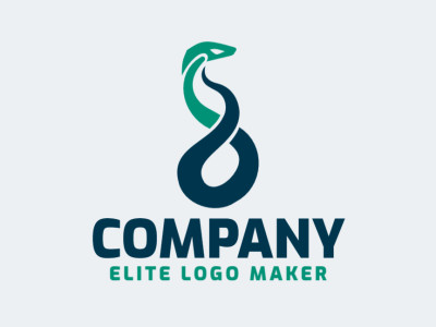 A logo ingeniously combines a snake and the number 8, evoking concepts of renewal and infinity.