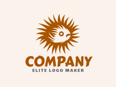 With a focus on abstract design, this logo features a porcupine fish as its central element, creating a unique and memorable image for the brand.