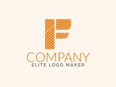 A dynamic logo featuring a striped letter 'F' in multiple lines, combining bold design with modern aesthetics to establish a striking brand identity.