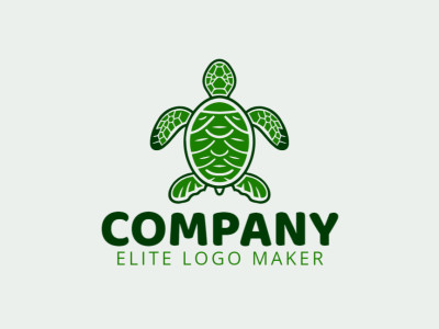 A symmetric turtle logo, symbolizing stability and harmony.