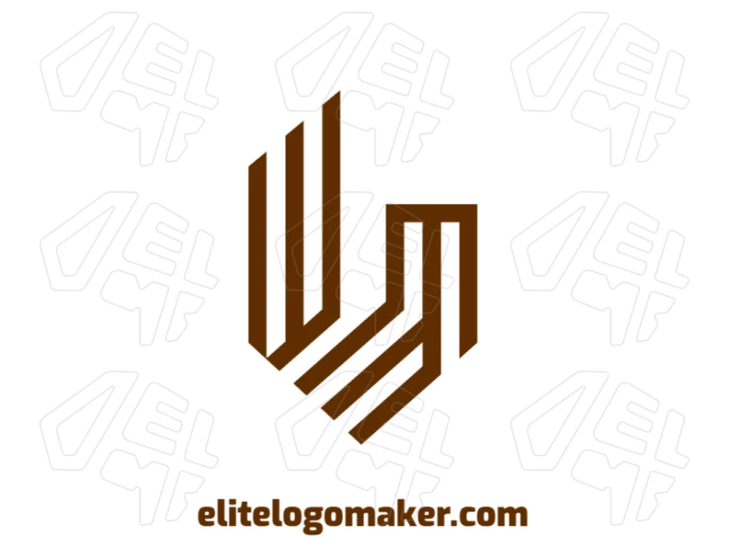 A clever "U" shaped like an owl, combining a dual-meaning style with a strong and symbolic design, perfect for a company logo.