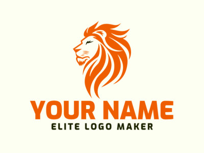 Logo design featuring an abstract, vigorous lion, embodying a subtle yet professional concept.