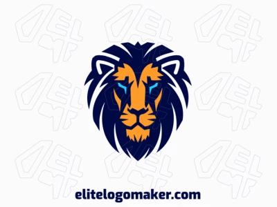 A majestic wild lion logo design, blending creativity with strength, ideal for bold brands.