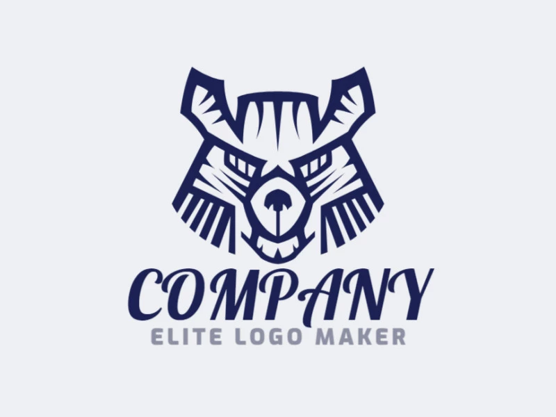 Create a memorable logo for your business in the shape of a wolf with abstract style and creative design.