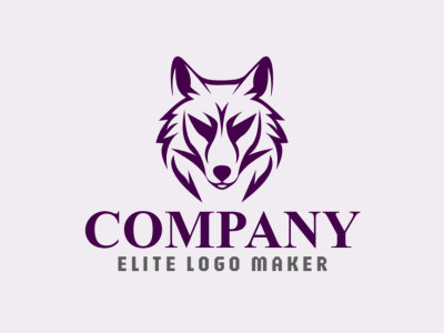 An abstract logo featuring the majestic silhouette of a wolf, evoking strength and mystery.