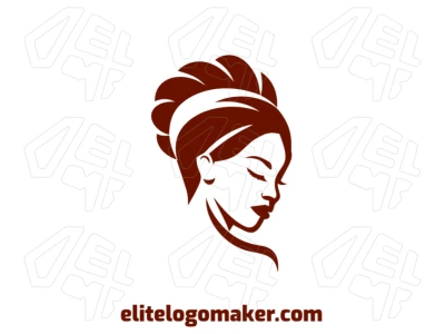 Uma mulher graciosa com características deslumbrantes em estilo minimalista, exalando elegância através de elementos de design simples, mas poderosos.