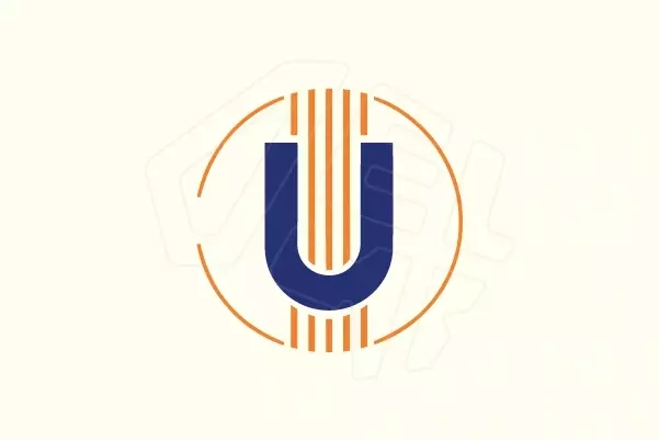 Exclusive logo design featuring the letter “U”, created by a professional designer to convey originality, style, and visual impact with a refined finish.