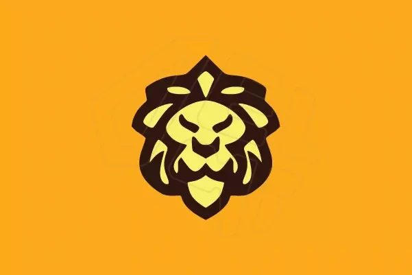 Professional lion-shaped logo design, created to represent power, style, and sophistication with balanced lines and an imposing appearance.