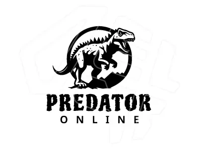 Logotipo vetorizado em preto e branco