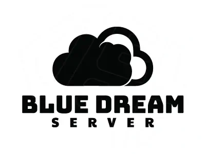 Monochrome version of logo with high contrast