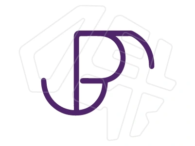 Logo created by AI manually vectorized by professional designer