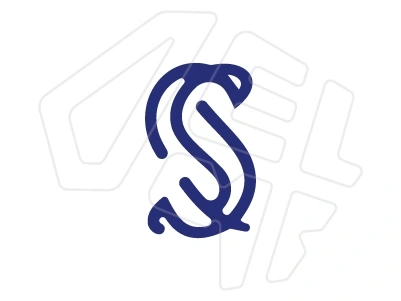 Logo created by AI manually converted into vector by specialized designer