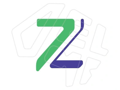Initial letter transformed into a logo with visual impact and unique identity
